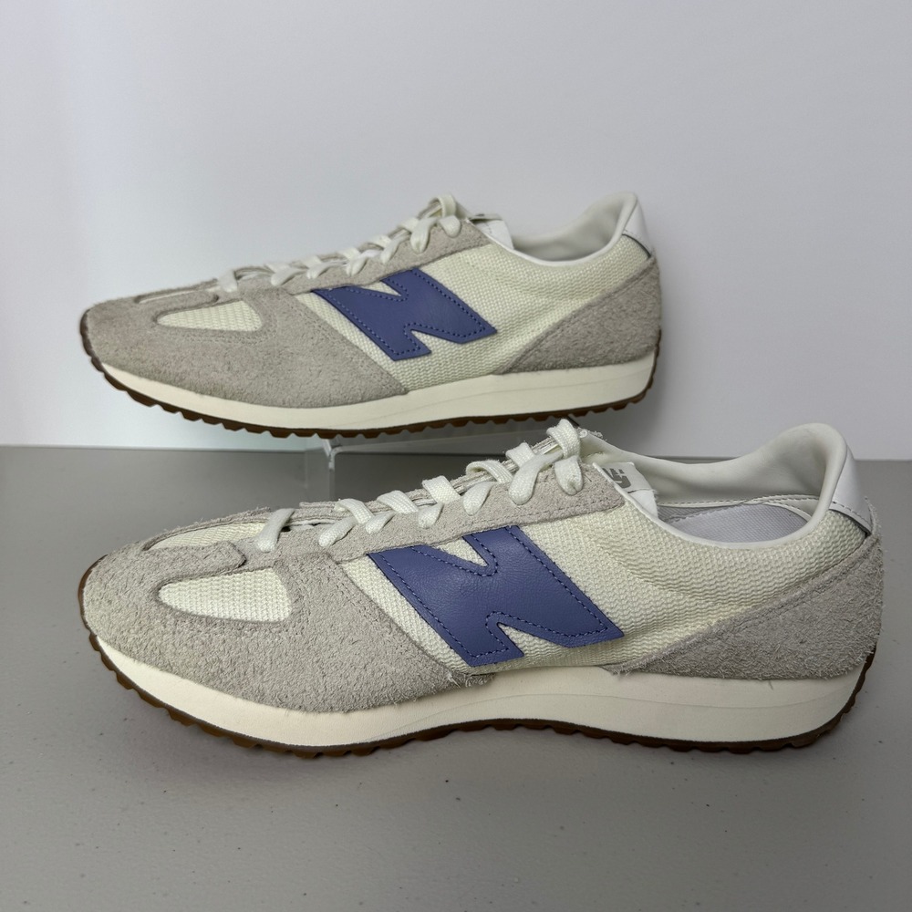 New Balance 471 Sneakers Cream Grey Purple Gum Sole U471AA Men 10.5 Women 12 NEW